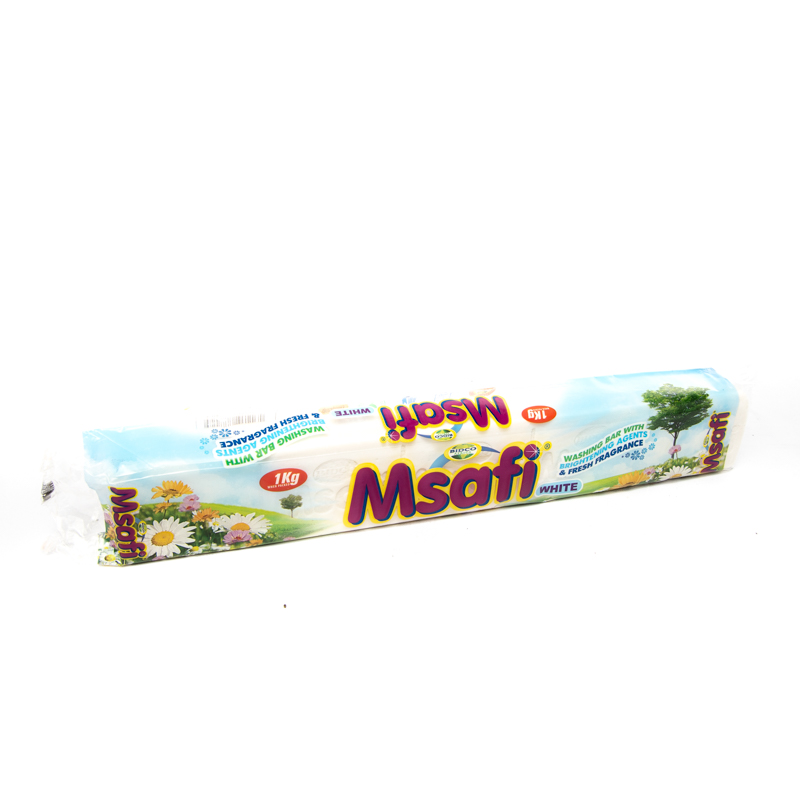 Msafi Bar Soap White 1kg Viwanda.ke